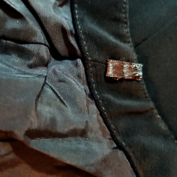 Vintage Black Tie Oleg Cassini Holt Renfrew Sequin Racerback Shift Dress LBD S - Picture 8 of 8